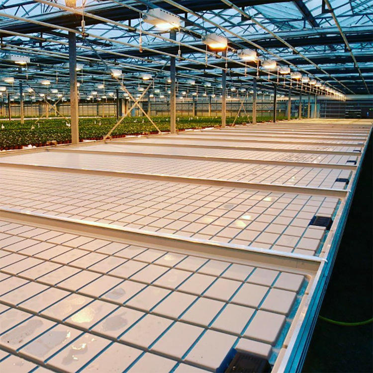 Vertical Hydroponic Rolling Grow Table with ABS Flow Trays