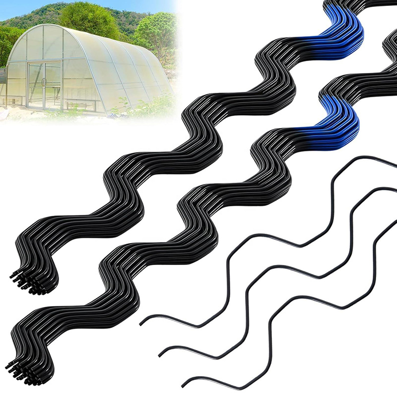 Greenhouse wiggle wire zigzag wire